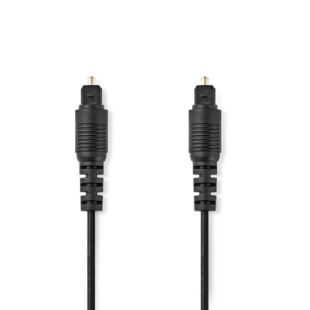 Nedis CAGL25000BK50 câble audio 5 m Toslink Noir