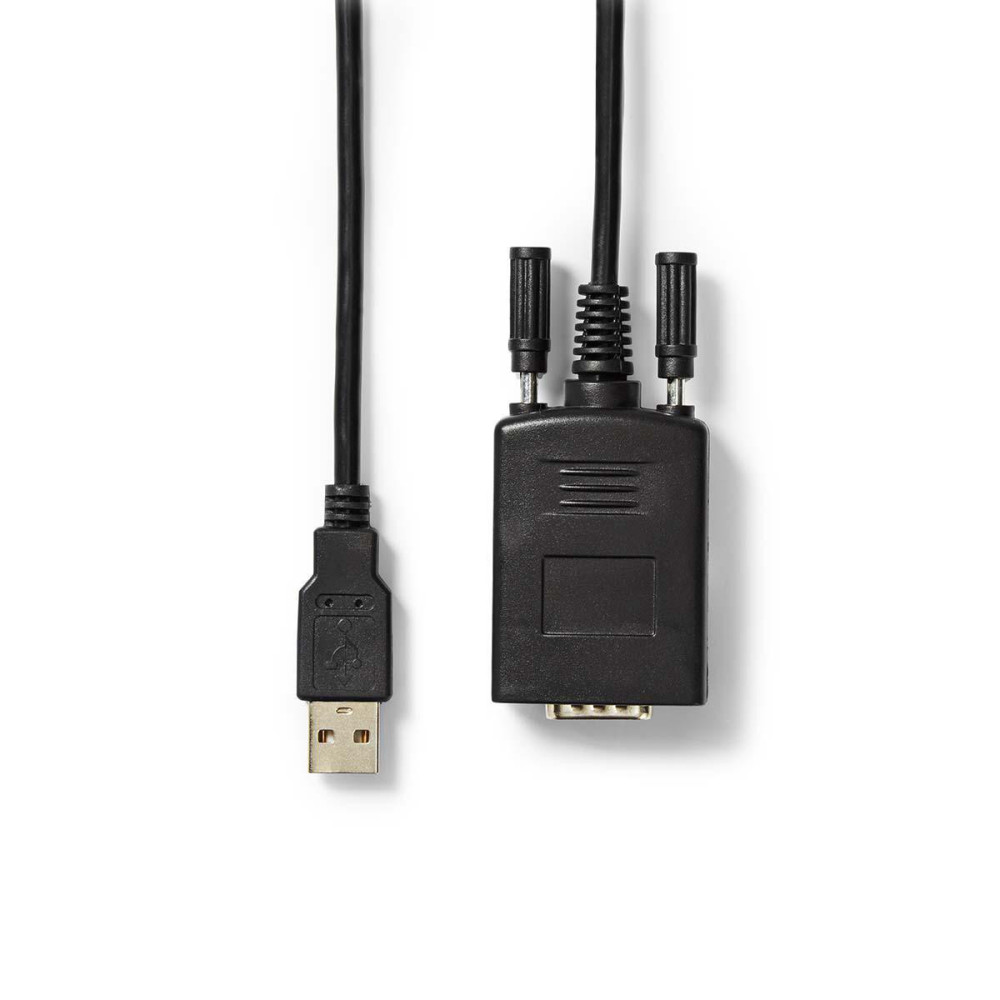 Nedis CCGW60852BK09 câble Série Noir 0,9 m USB-A RS232 Nedis CCGW60852BK09 câble Série Noir 0,9 m USB-A RS232