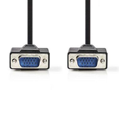 Nedis CCGP59000BK30 câble VGA 3 m VGA (D-Sub) Noir