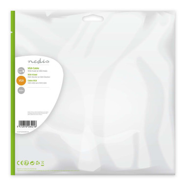 Nedis CCGP59000BK30 câble VGA 3 m VGA (D-Sub) Noir