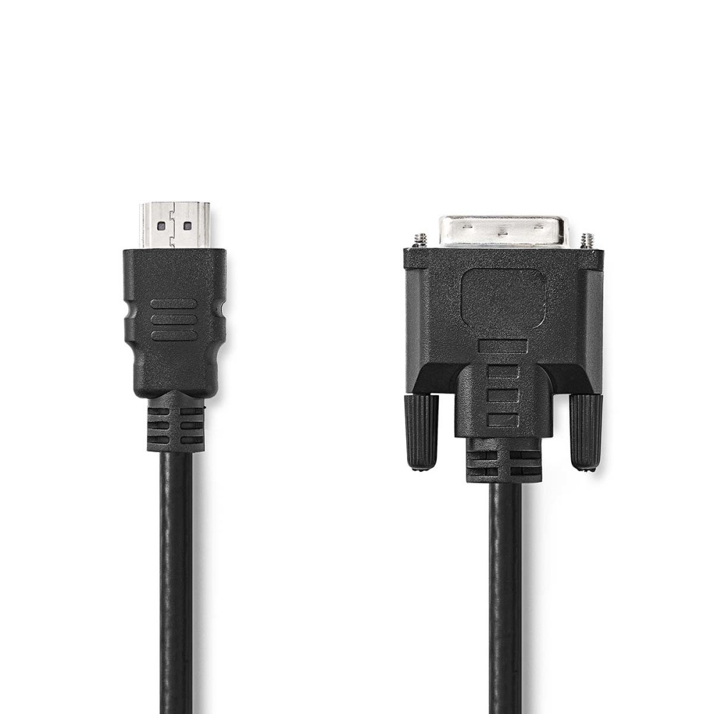 Nedis CCGL34800BK20 câble vidéo et adaptateur 2 m HDMI Type A (Standard) DVI-D Noir Nedis CCGL34800BK20 câble vidéo et adaptateur 2 m HDMI Type A (Standard) DVI-D Noir