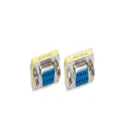 SYBA CL-ADA15028 changeur de genre de câble DB9 Bleu, Argent