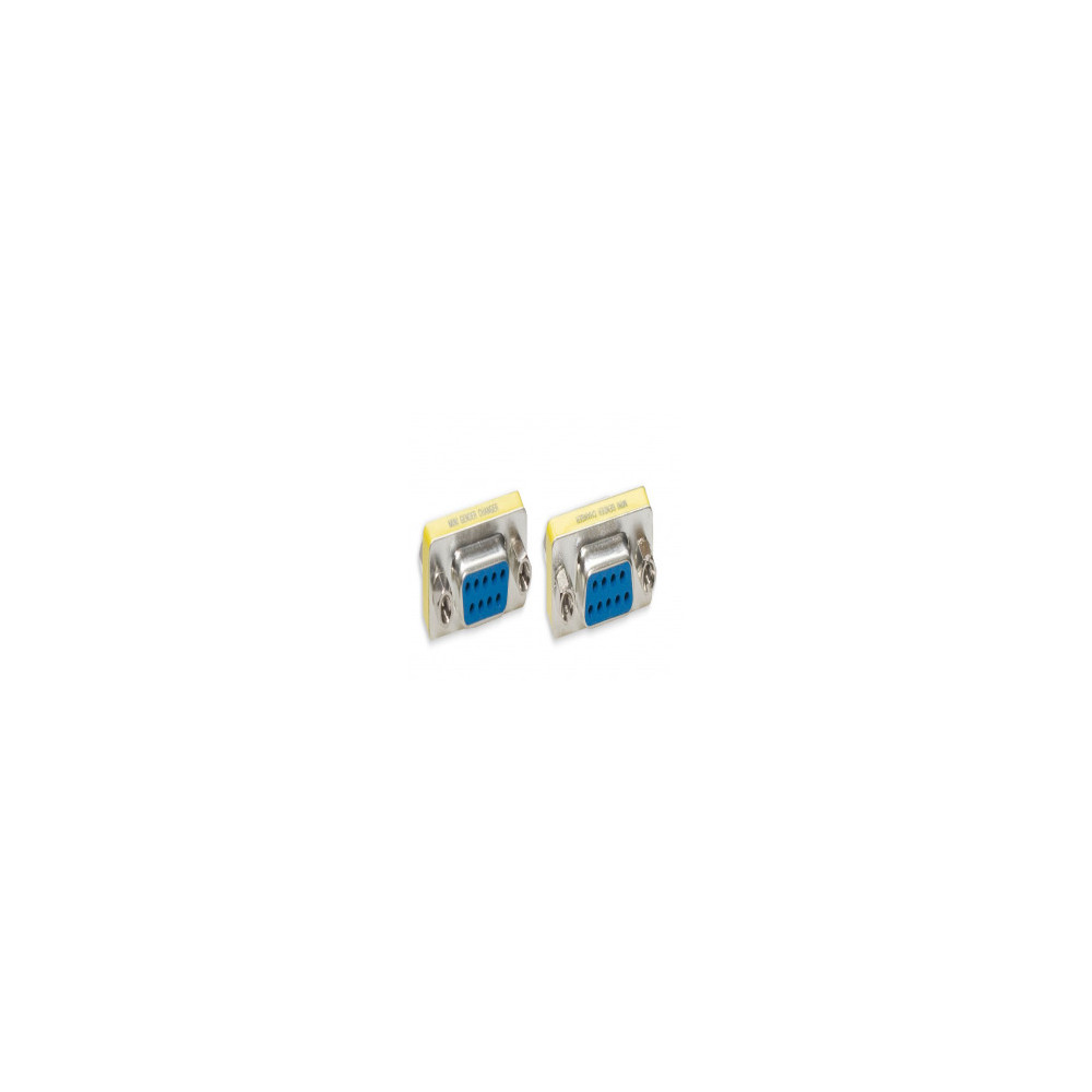 SYBA CL-ADA15028 changeur de genre de câble DB9 Bleu, Argent SYBA CL-ADA15028 changeur de genre de câble DB9 Bleu, Argent