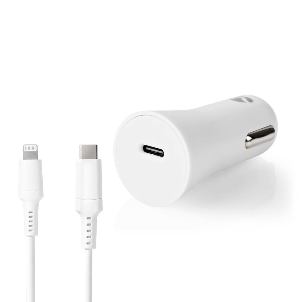 Nedis CCPDL20W111WT chargeur d'appareils mobiles Universel Blanc Allume-cigare Auto Nedis CCPDL20W111WT chargeur d'appareils mobiles Universel Blanc Allume-cigare Auto