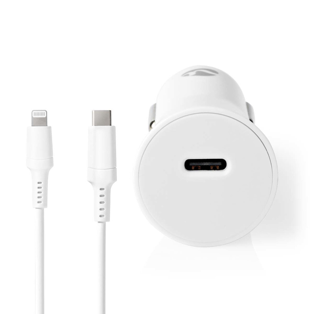 Nedis CCPDL20W111WT chargeur d'appareils mobiles Universel Blanc Allume-cigare Auto