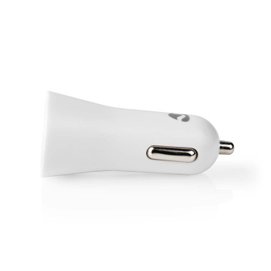 Nedis CCPDL20W111WT chargeur d'appareils mobiles Universel Blanc Allume-cigare Auto