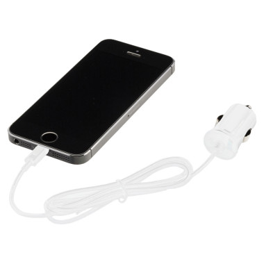 Valueline VLMP39891W10 chargeur d'appareils mobiles MP3, MP4, Smartphone, Tablette Blanc Allume-cigare Auto