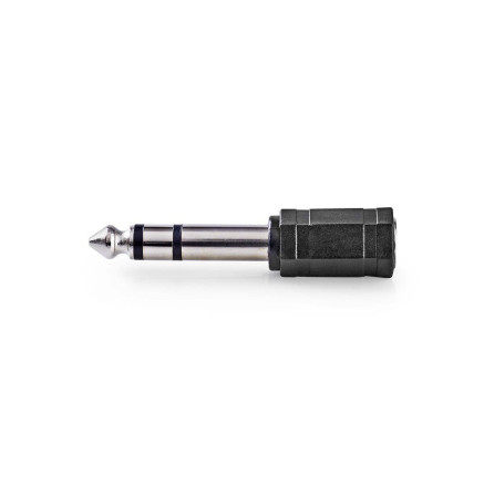 Nedis CAGB23930BK changeur de genre de câble 6.35 mm 3,5 mm Noir