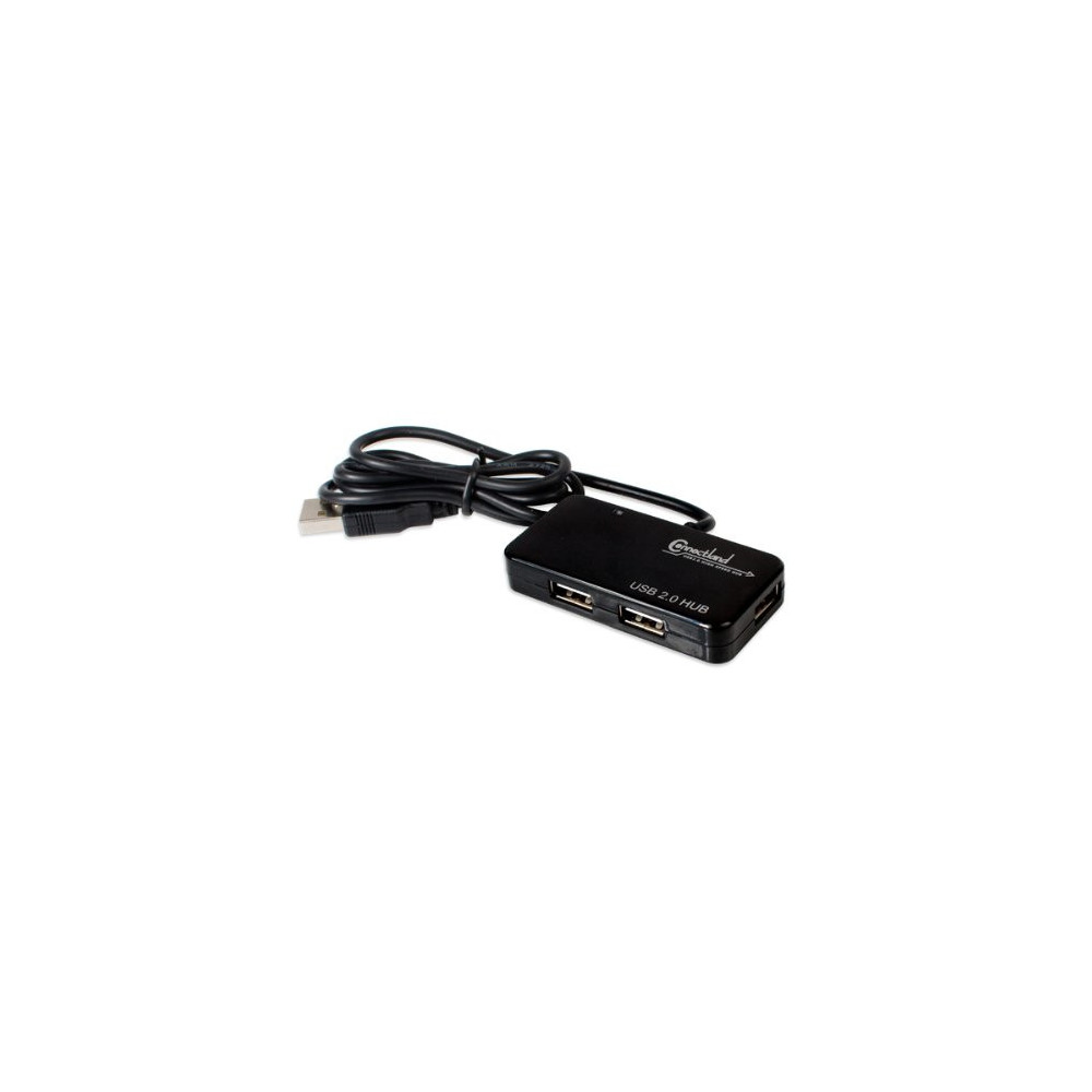 Connectland CL-HUB20033 hub & concentrateur USB 2.0 480 Mbit s Noir Connectland CL-HUB20033 hub & concentrateur USB 2.0 480 Mbit s Noir