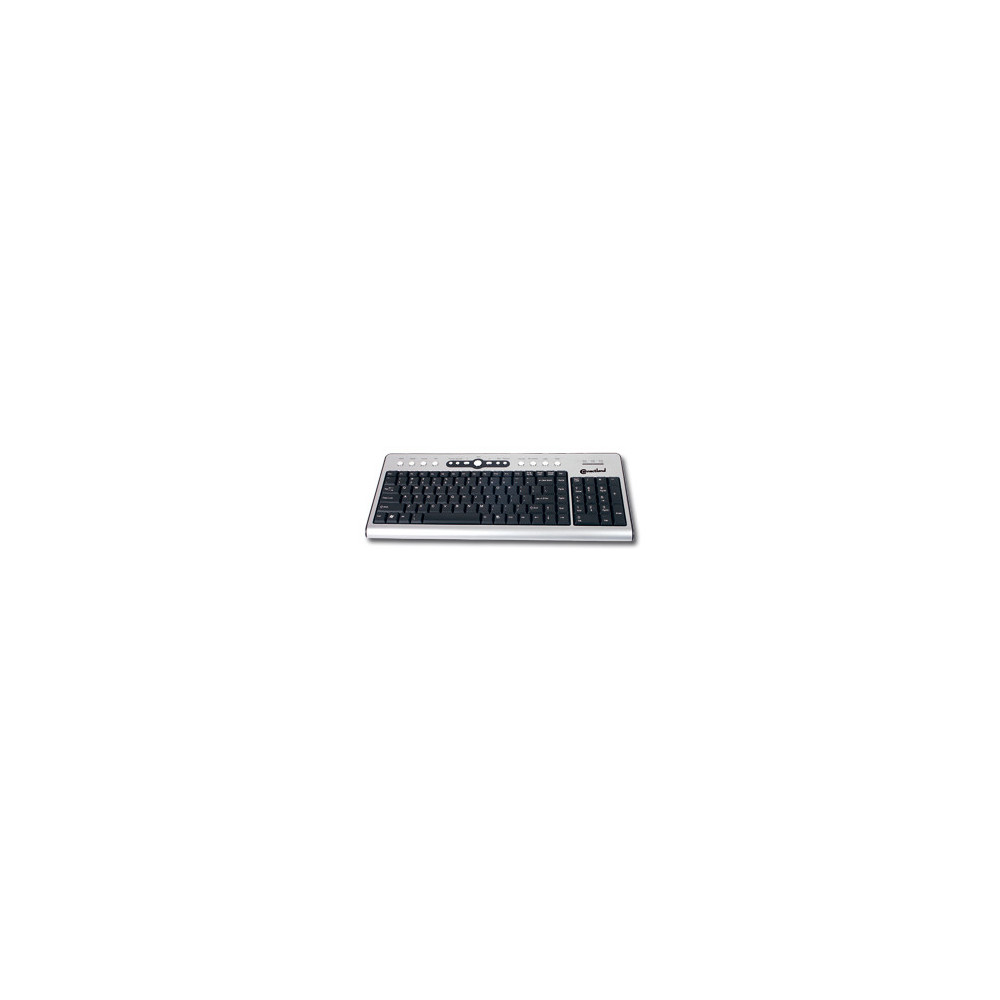 Connectland CL-UL-PLAT-FR-PS 2 clavier Universel PS 2 AZERTY Noir, Métallique Connectland CL-UL-PLAT-FR-PS 2 clavier Universel PS 2 AZERTY Noir, Métallique