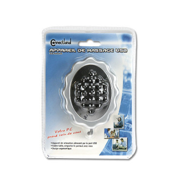 Connectland D-MASSEUR gadget USB Noir, Argent