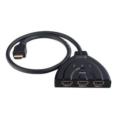 Connectland DS-HDMI-3P-0301D câble HDMI Noir