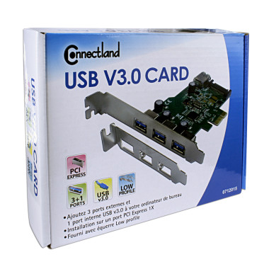 Connectland 0712015 carte et adaptateur d'interfaces Interne USB 3.2 Gen 1 (3.1 Gen 1)