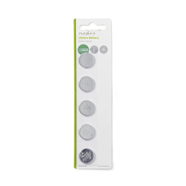 Nedis BALCR20255BL pile domestique Batterie à usage unique CR2025 Lithium