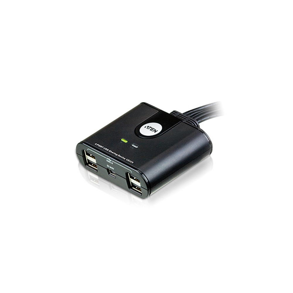 ATEN Commutateur de partage des périphériques USB 2.0 à 4 x 4 ports ATEN Commutateur de partage des périphériques USB 2.0 à 4 x 4 ports