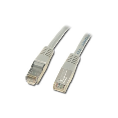 CON00046336 Câble Rj45 droit F/UTP cat6 blindé 0.5m gris
