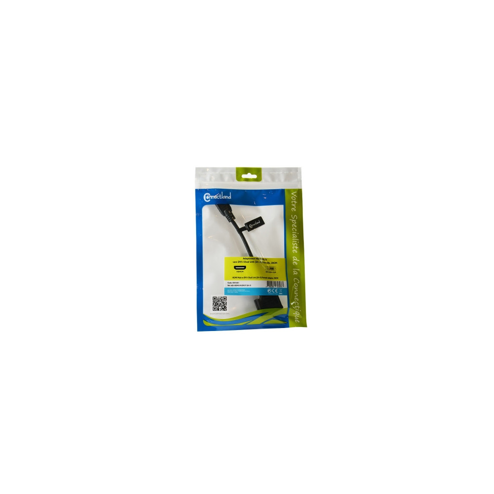 CON00046394 ADAPT.HDMI MALE TO DVI FEMELLE (24+5) 20CM CON00046394 ADAPT.HDMI MALE TO DVI FEMELLE (24+5) 20CM
