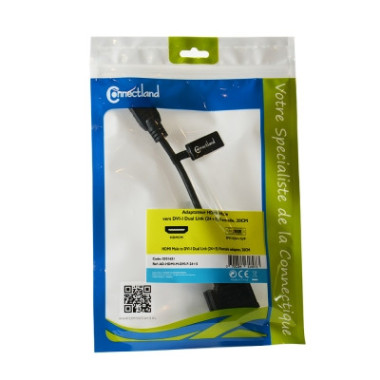 CON00046394 ADAPT.HDMI MALE TO DVI FEMELLE (24+5) 20CM