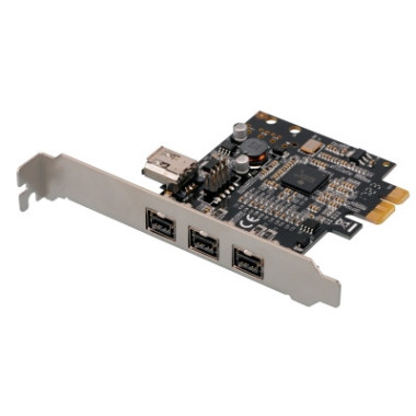 CON00046401 Carte PCI Express 3 ports IEEE 1394b
