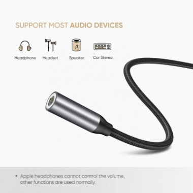 CON00046369 ADAPT. USB TYPE C MALE VERS JACK 3.5 FEMELLE