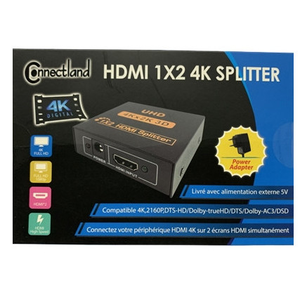 CON00046389 Splitter HDMI 2 sorties 4K