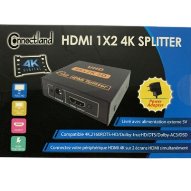 CON00046389 Splitter HDMI 2 sorties 4K