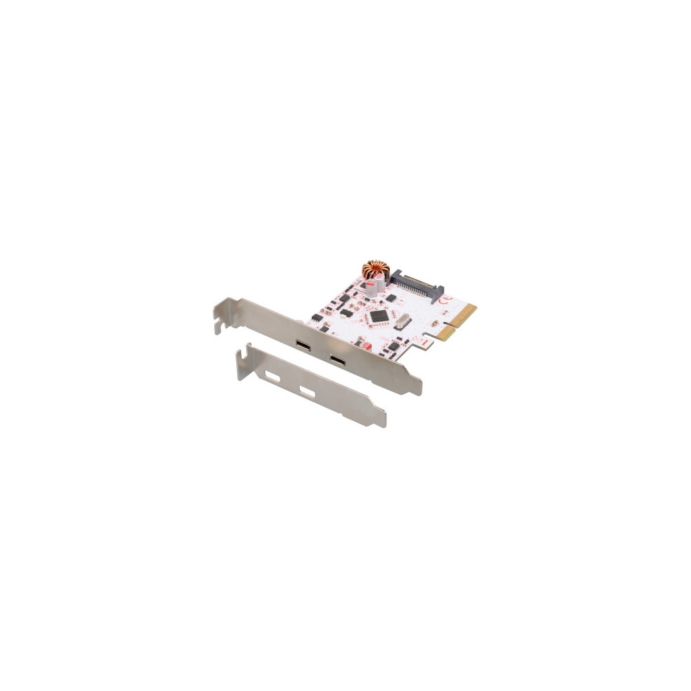 CON00046398 Carte PCI Express 2 ports USB v3.1 Type-C CON00046398 Carte PCI Express 2 ports USB v3.1 Type-C