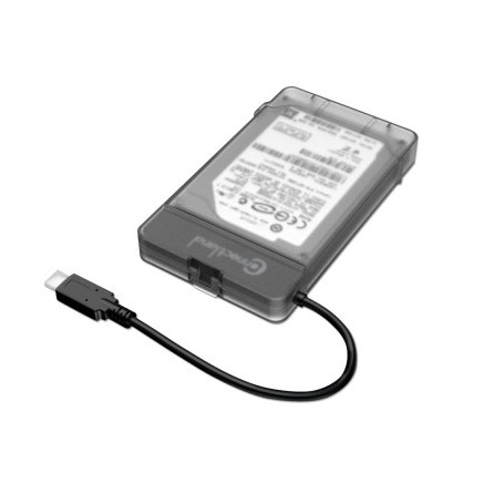 CON00046357 Boîtier externe 2 en 1 pour disque 2.5'' SATA USB v3.1 Gen2 Type C G2-28-BK Noir