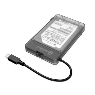 CON00046357 Boîtier externe 2 en 1 pour disque 2.5'' SATA USB v3.1 Gen2 Type C G2-28-BK Noir