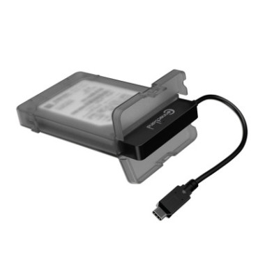 CON00046357 Boîtier externe 2 en 1 pour disque 2.5'' SATA USB v3.1 Gen2 Type C G2-28-BK Noir