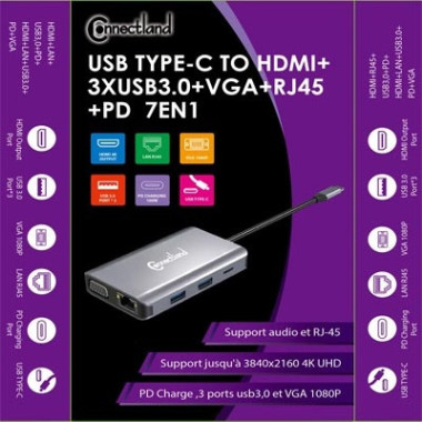 CON00046371 ADAPT.-USB-C  ALU-BOX 7en1