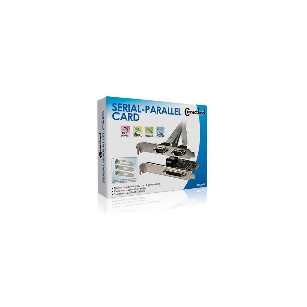 CON00046396 Carte PCI EXPRESS 1XPARALLELE+2X SERIES