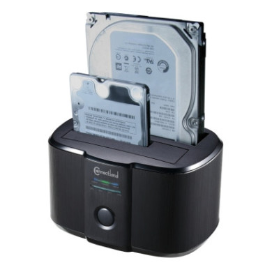 NONBT030785 Docking pour 2xHDD 2.5/3.5p Sata USB3 Noir