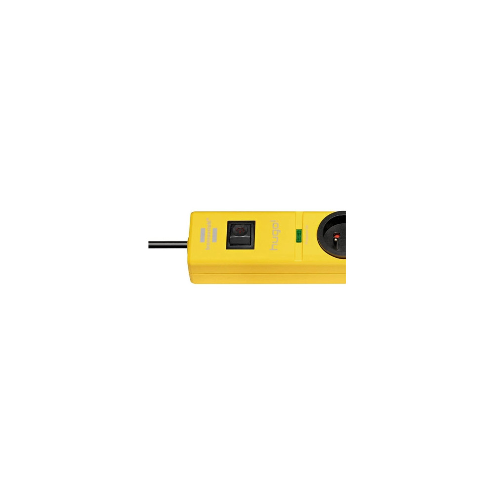BRENNENSTUHL BS-HUGO-4PRISES-JAUNE | ECP Grossiste informatique