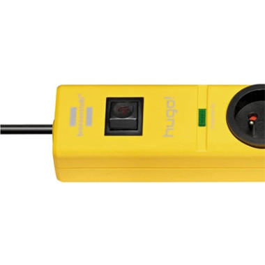 BRENNENSTUHL BS-HUGO-4PRISES-JAUNE | ECP Grossiste informatique
