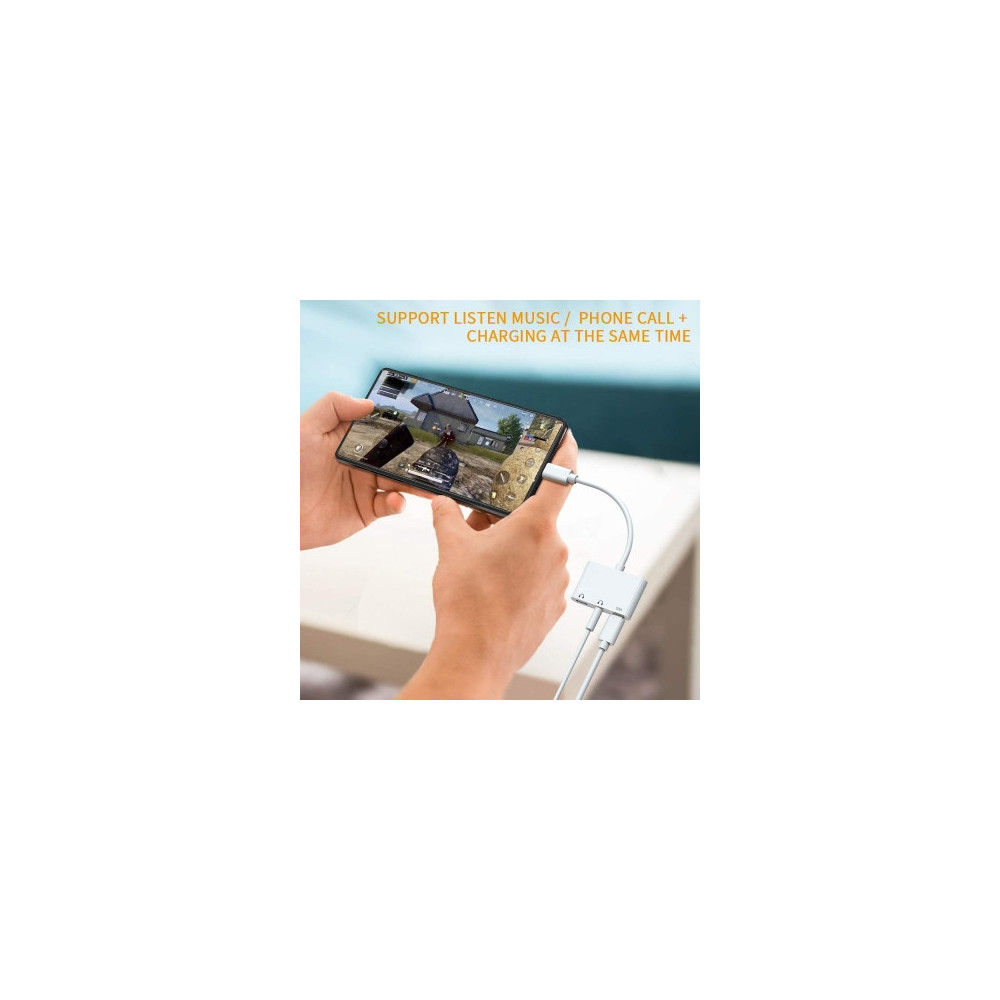 CON00046382 Adaptateur USB-C (M) vers JACK+2-TYPE-C