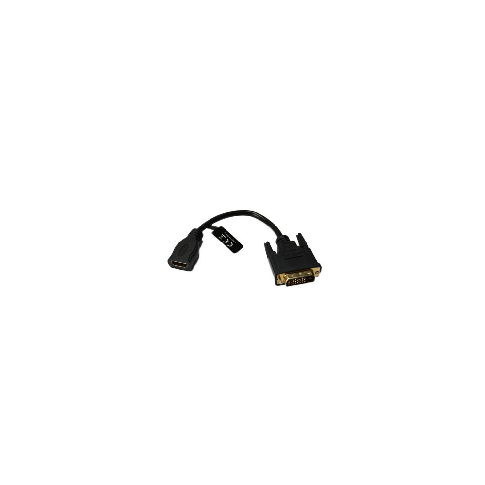 CON00046395 ADAPT.HDMI FEMELLE TO DVI MALE ( 24+1 ) 20CM