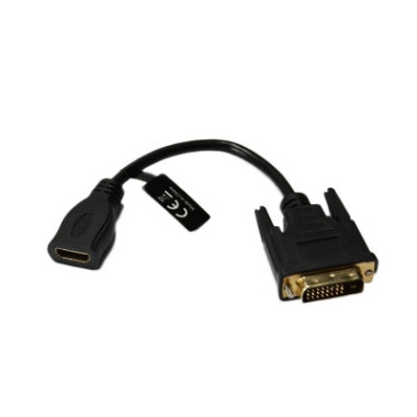 CON00046395 ADAPT.HDMI FEMELLE TO DVI MALE ( 24+1 ) 20CM