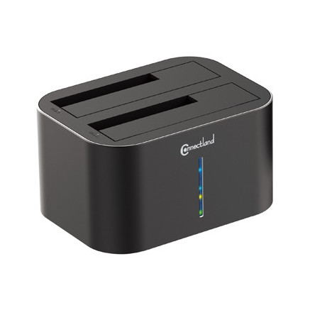 NONBT030788 Docking pour 2xHDD 2.5/3.5p Sata USB3 Noir