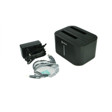 NONBT030788 Docking pour 2xHDD 2.5/3.5p Sata USB3 Noir