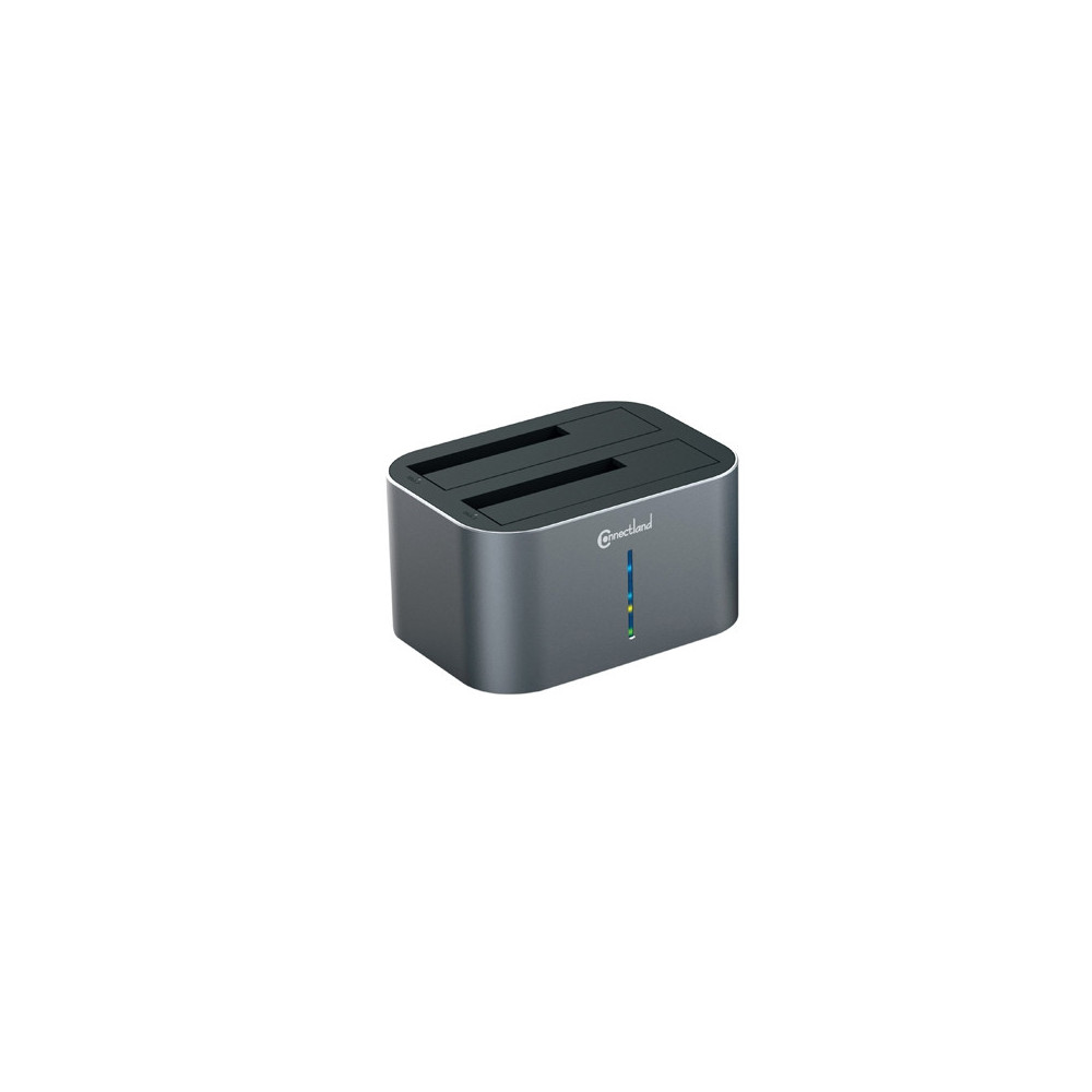 NONBT030787 Docking pour 2xHDD 2.5/3.5p Sata USB3 Silver NONBT030787 Docking pour 2xHDD 2.5/3.5p Sata USB3 Silver