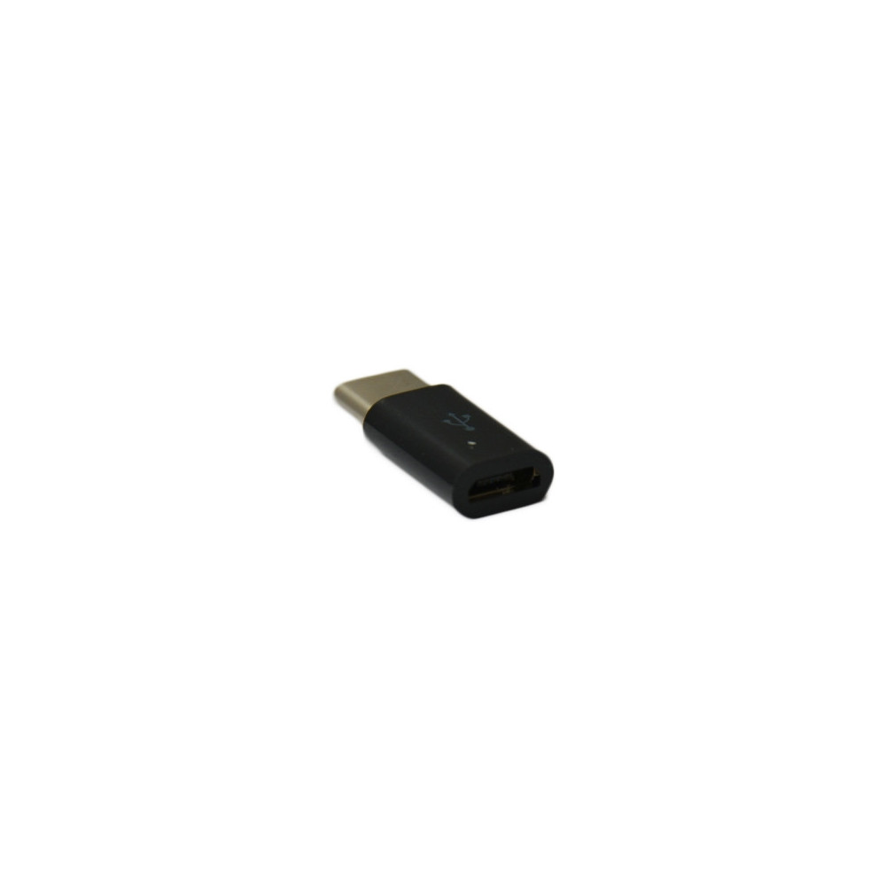 CON00046379 Adaptateur USB type c mâle vers micro usb femelle Noir CON00046379 Adaptateur USB type c mâle vers micro usb femelle Noir