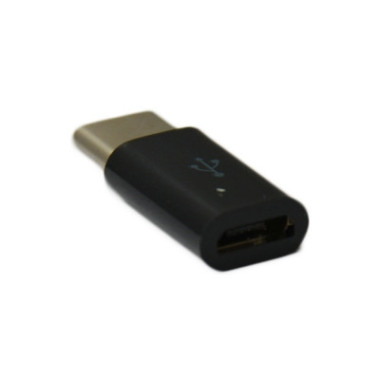 CON00046379 Adaptateur USB type c mâle vers micro usb femelle Noir