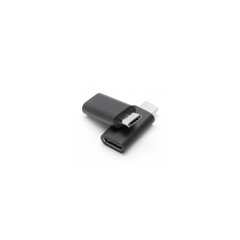 CON00046379 Adaptateur USB type c mâle vers micro usb femelle Noir