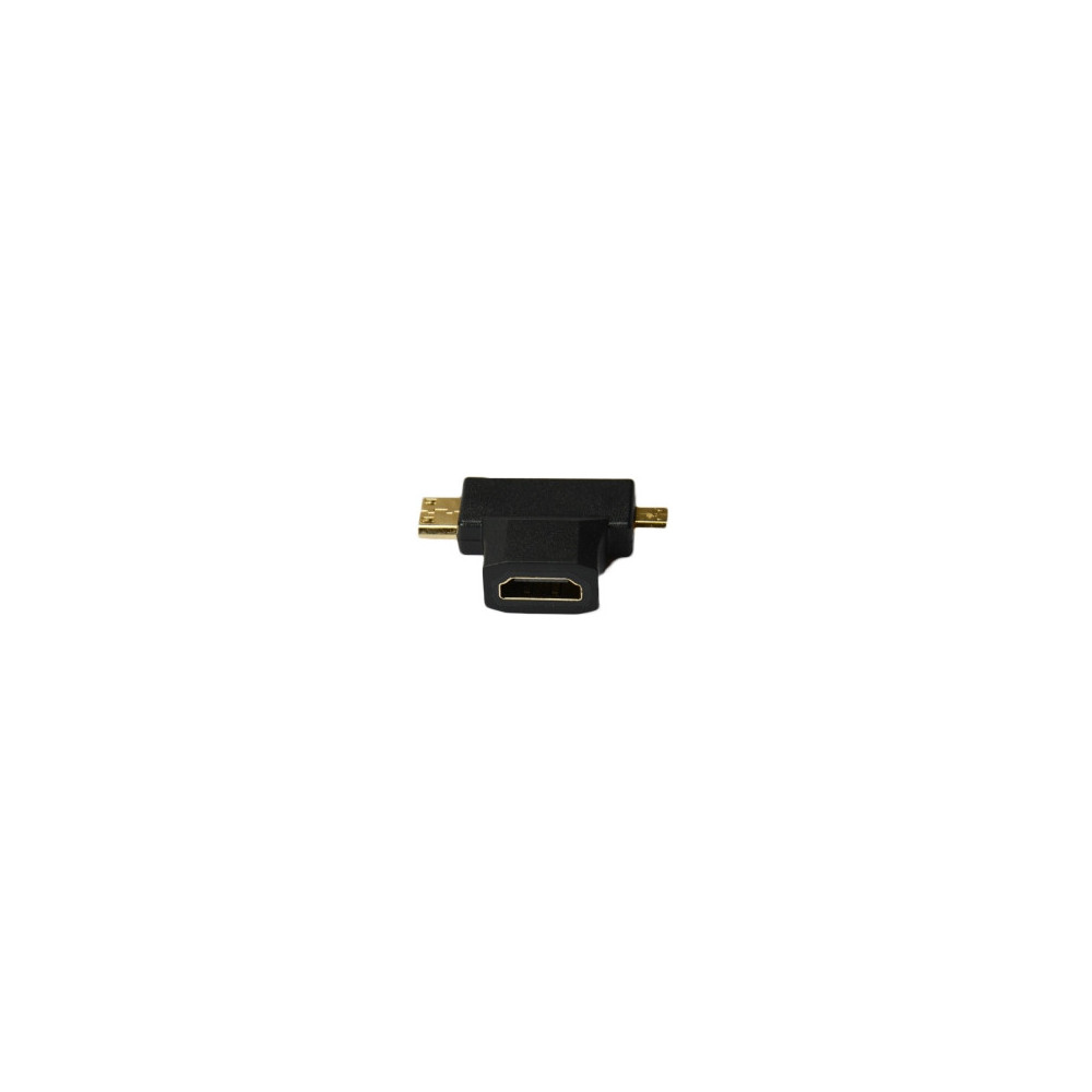 CON00046378 ADAPT.MICRO HDMI + MINI HDMI MALE TO HDMI FEMELLE CON00046378 ADAPT.MICRO HDMI + MINI HDMI MALE TO HDMI FEMELLE