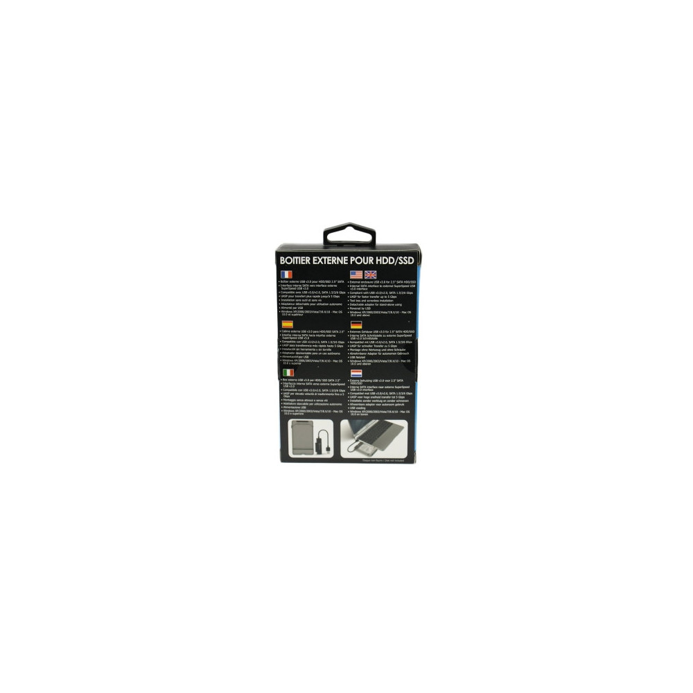 NONBT030688 Boîtier externe 2.5p SATA USB 3.0 Noir
