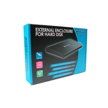 NONBT030684 Boîtier externe 2.5p SATA USB 3.0 Alu Noir