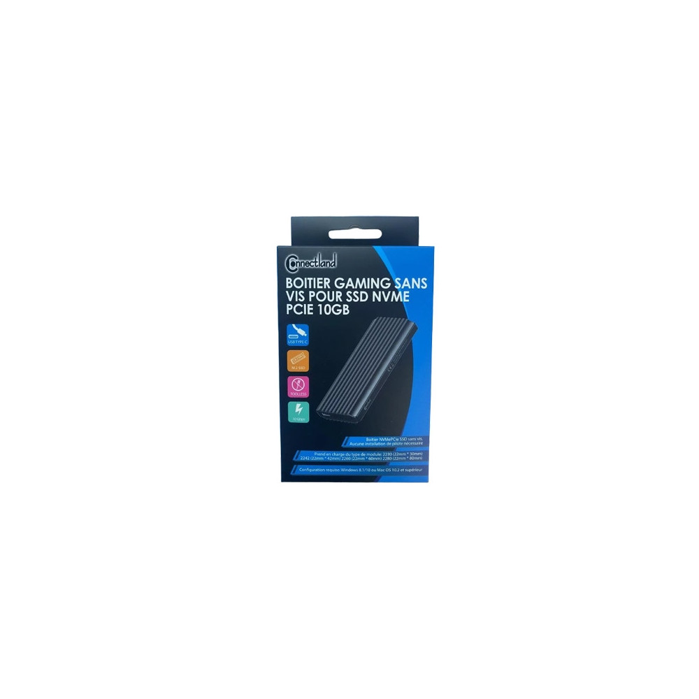 CONBT044104 1920334 Boîtier SSD externe, M.2 PCIe NVMe vers USB C