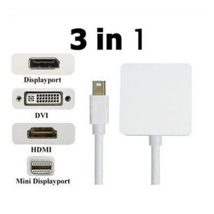 CON00046370 ADAPT. MINI DISPLAY PORT 1.2 TO HDMI/DVI/DP 4K