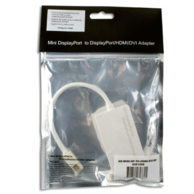 CON00046370 ADAPT. MINI DISPLAY PORT 1.2 TO HDMI/DVI/DP 4K